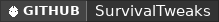 GitHub data badge for SurvivalTweaks [1.21.6+]✨ Better vanilla mechanics  ✅