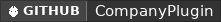 GitHub data badge for Company