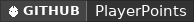GitHub data badge for PlayerPoints
