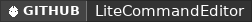 GitHub data badge for Lite Command Editor [1.7-26.1] | Custom Command | Easy Command & Aliases | Command Manager