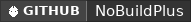 GitHub data badge for NoBuildPlus