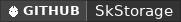 GitHub data badge for SkStorage