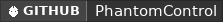 GitHub data badge for PhantomControl