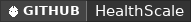 GitHub data badge for HealthScale