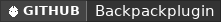 GitHub data badge for Backpack plugin