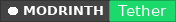 Modrinth data badge for Tether