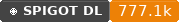 Spigot Downloads badge for DeluxeMenus