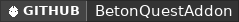 GitHub data badge for BetonQuestAddon