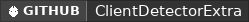 GitHub data badge for ⭐ClientDetectorExtra⭐- Configurable - Folia friendly ⚡