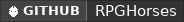 GitHub data badge for RPGHorses | GUI Based ⭐ Fully Customizable ✏️ [1.8.8 - 26.1.2] ✅
