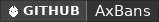 GitHub data badge for AxBans
