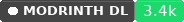 Modrinth Downloads badge for LINK | Discord & Minecraft Account Linking