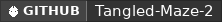 GitHub data badge for Tangled Maze Plus | Maze Generator