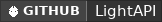 GitHub data badge for LightAPI Fork
