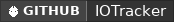 GitHub data badge for IOTracker