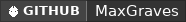 GitHub data badge for MaxGraves