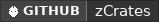 GitHub data badge for zCrates