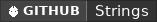 GitHub data badge for Strings - Chat Plugin