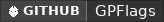 GitHub data badge for GPFlags