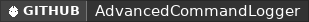 GitHub data badge for AdvancedCommandLogger