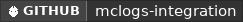 GitHub data badge for mclo.gs