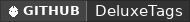 GitHub data badge for DeluxeTags