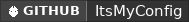 GitHub data badge for ItsMyConfig