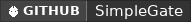 GitHub data badge for SimpleGate