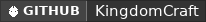 GitHub data badge for KingdomCraft Starter