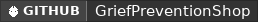 GitHub data badge for GriefPrevention Shop