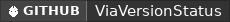 GitHub data badge for ViaVersionStatus