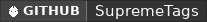GitHub data badge for SupremeTags