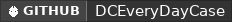 GitHub data badge for DCEveryDayCase