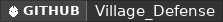 GitHub data badge for Village Defense [1.8.8-26]
