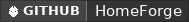 GitHub data badge for home forge