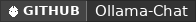 GitHub data badge for OllamaChat