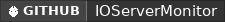 GitHub data badge for IOServerMonitor