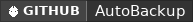 GitHub data badge for AutoBackup