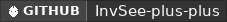 GitHub data badge for InvSee++
