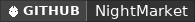 GitHub data badge for NightMarket - Limited, Rotating Shops