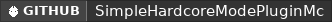 GitHub data badge for Simple Hardcore Mode