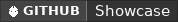GitHub data badge for Showcase