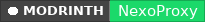 Modrinth data badge for NexoProxy