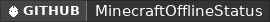 GitHub data badge for Offline Status