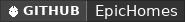 GitHub data badge for EpicHomes | 26.1.x Support |