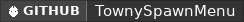 GitHub data badge for Towny Spawn Menu