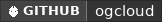 GitHub data badge for OgCloud