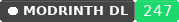 Modrinth Downloads badge for GainExpDisplay [1.17-26.1.1]