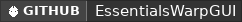 GitHub data badge for Essentials Warp GUI