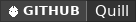GitHub data badge for Quill